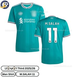 Lvr^_^pooI M.SALAH 11 Third 25 26 Men Football Shirt- overview